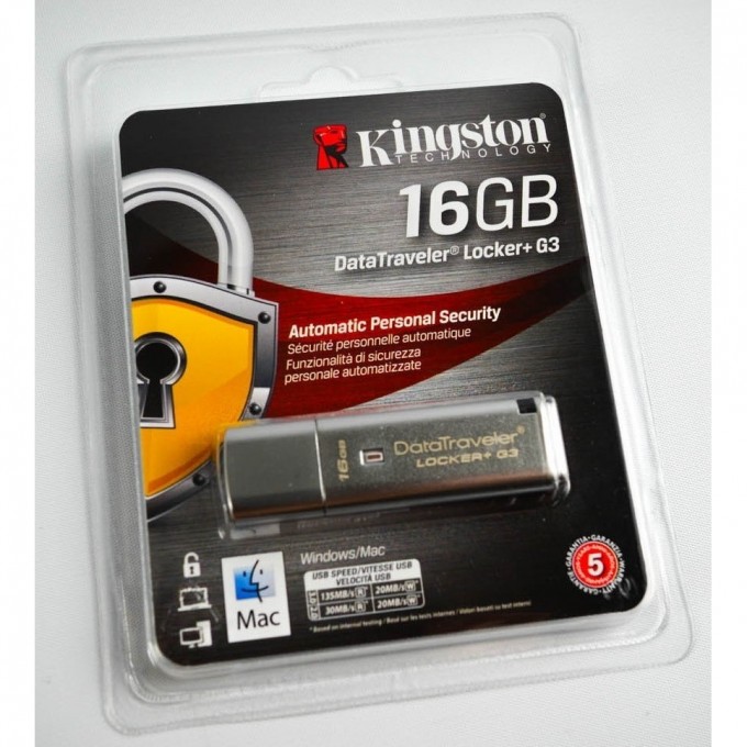 Флешка KINGSTON 16GB DataTraveler Locker 318119 Флешка KINGSTON 16GB DataTraveler Locker 318119