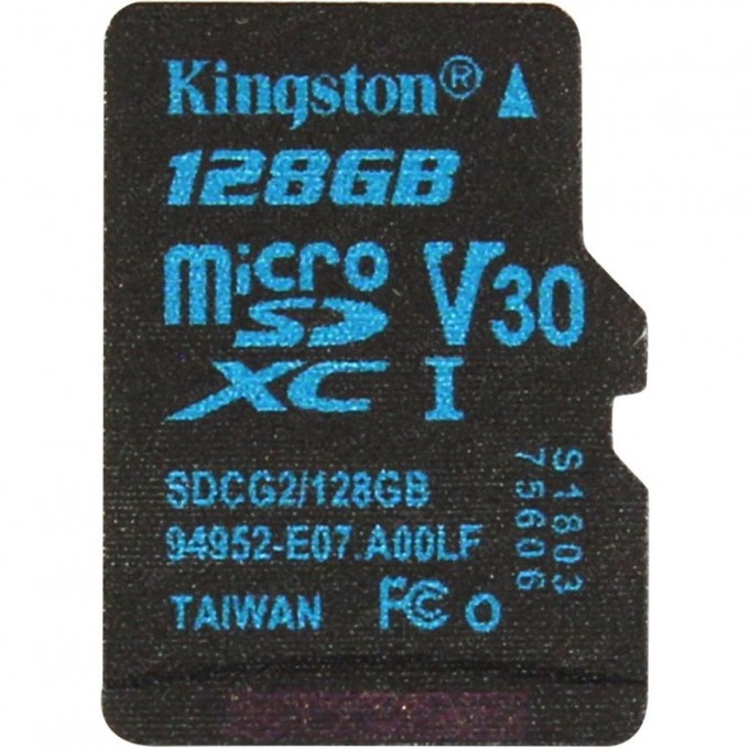 Карта памяти KINGSTON 128GB SDCG2/128GB 569377 Карта памяти KINGSTON 128GB SDCG2/128GB 569377