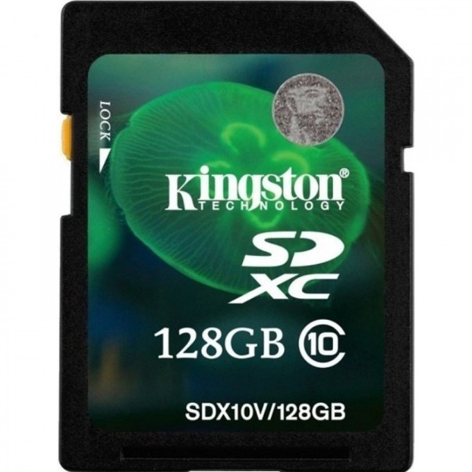 Карта памяти KINGSTON 128GB SDX10V-128GB 387889 Карта памяти KINGSTON 128GB SDX10V-128GB 387889