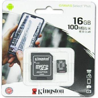 Карта памяти KINGSTON 16GB SDCS2/16GBSP Карта памяти KINGSTON 16GB SDCS2/16GBSP