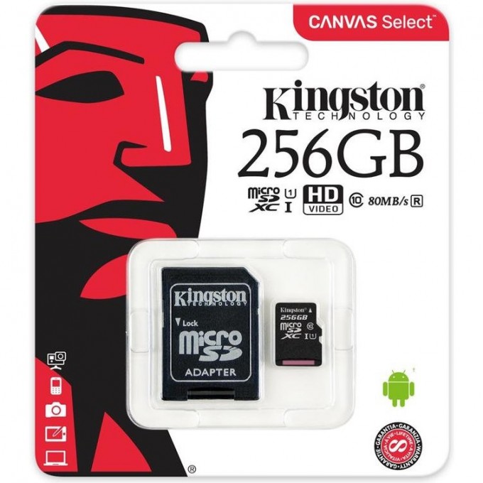 Карта памяти KINGSTON 256GB SDCR-256GB 578795 Карта памяти KINGSTON 256GB SDCR-256GB 578795