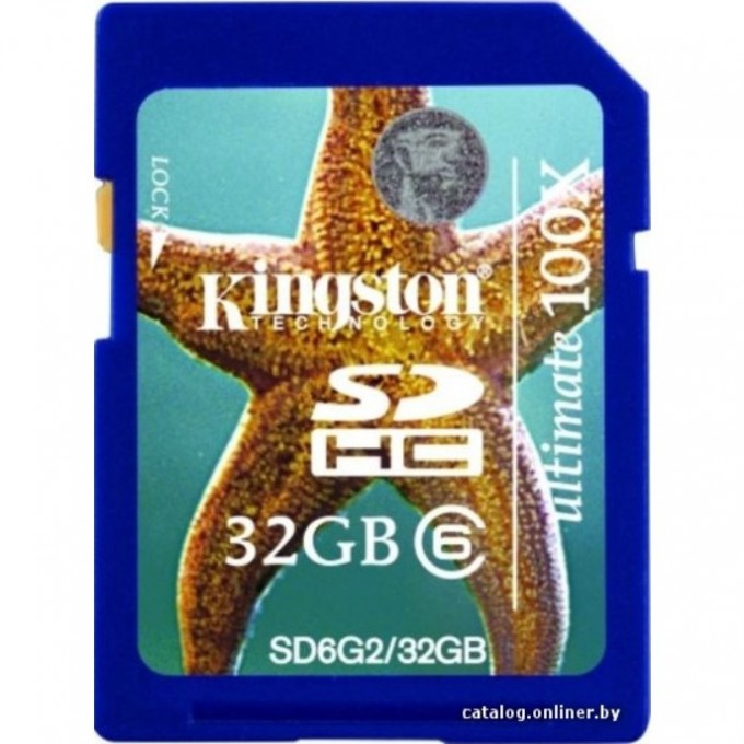 Карта памяти KINGSTON 32GB SD6G2-32GB 353915 Карта памяти KINGSTON 32GB SD6G2-32GB 353915