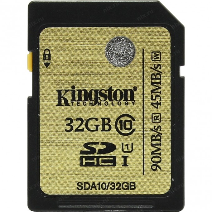 Карта памяти KINGSTON 32GB SDA10-32GB 410384 Карта памяти KINGSTON 32GB SDA10-32GB 410384