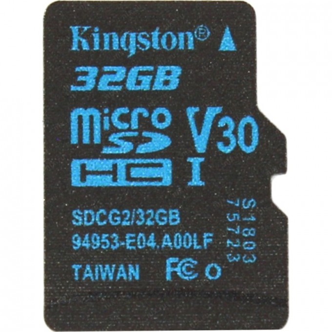 Карта памяти KINGSTON 32GB SDCG-32GBSP 543625 Карта памяти KINGSTON 32GB SDCG-32GBSP 543625