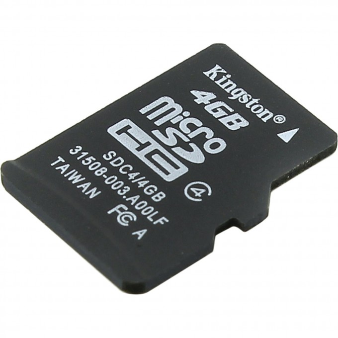 Карта памяти KINGSTON 4GB SDC10-4GBSP 358472 Карта памяти KINGSTON 4GB SDC10-4GBSP 358472