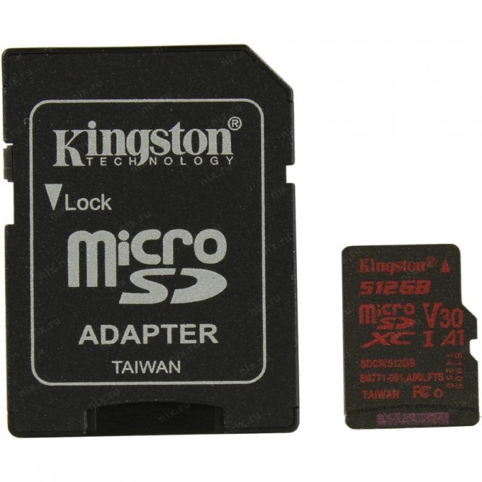 Карта памяти KINGSTON 512GB SDCR-512GB 595165 Карта памяти KINGSTON 512GB SDCR-512GB 595165