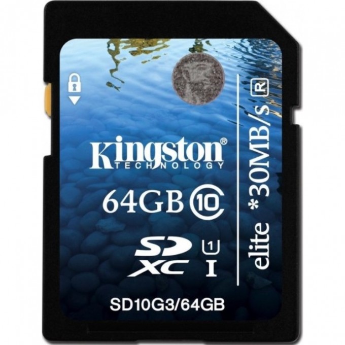 Карта памяти KINGSTON 64GB SD10G3-64GB 410385 Карта памяти KINGSTON 64GB SD10G3-64GB 410385