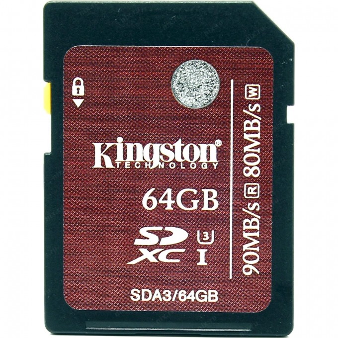 Карта памяти KINGSTON 64GB SDA3-64GB 454639 Карта памяти KINGSTON 64GB SDA3-64GB 454639