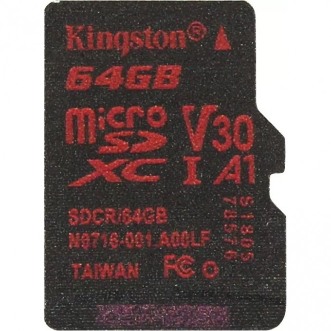 Карта памяти KINGSTON 64GB SDCR-64GB 598874 Карта памяти KINGSTON 64GB SDCR-64GB 598874