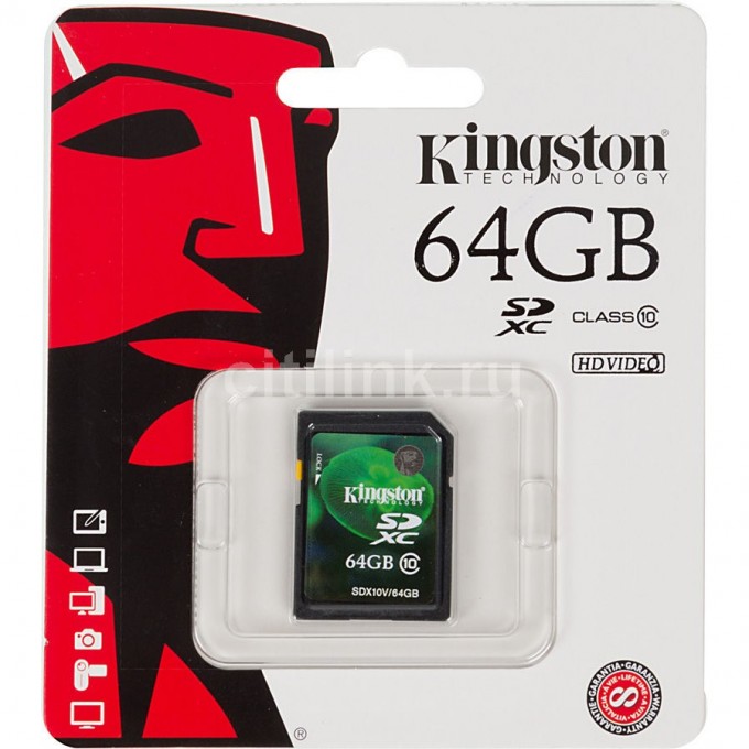 Карта памяти KINGSTON 64GB SDCX10V-64GB 412555 Карта памяти KINGSTON 64GB SDCX10V-64GB 412555