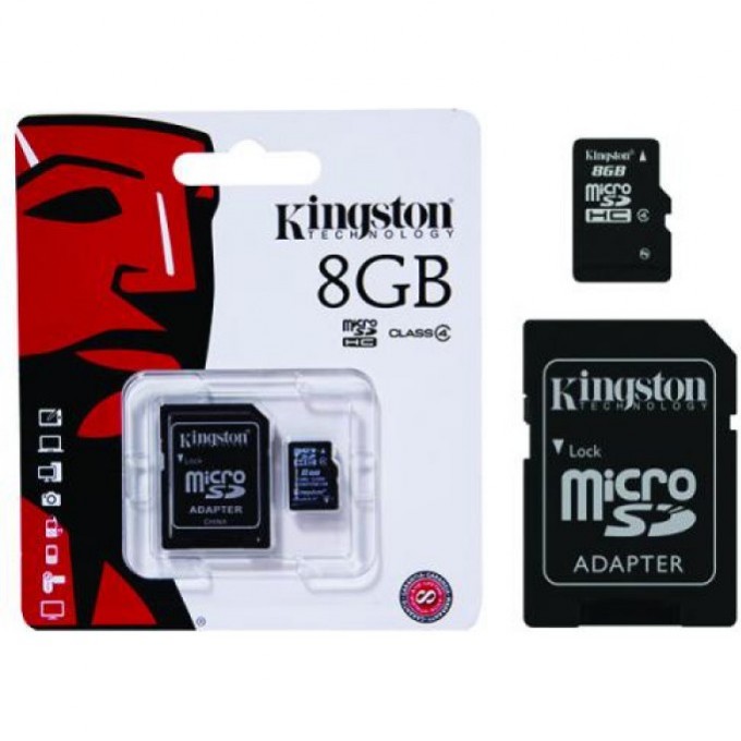 Карта памяти KINGSTON 8GB Class 4 SDC4-8GB 329387 Карта памяти KINGSTON 8GB Class 4 SDC4-8GB 329387