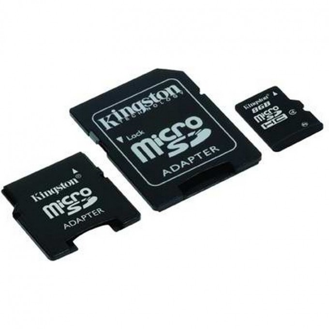 Карта памяти KINGSTON 8GB Class 4 SDHC SDC4-8GB-2ADP 318700 Карта памяти KINGSTON 8GB Class 4 SDHC SDC4-8GB-2ADP 318700