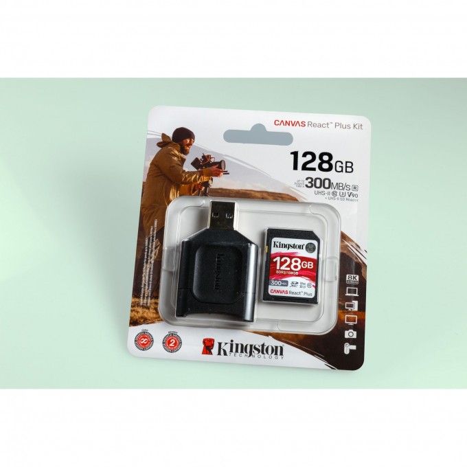 Карта памяти KINGSTON Canvas React Plus 128GB MLPR2/128GB 627524 Карта памяти KINGSTON Canvas React Plus 128GB MLPR2/128GB 627524
