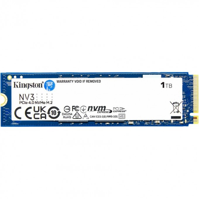 Накопитель SSD 1Tb KINGSTON NV3 () SNV3S/1000G Накопитель SSD 1Tb KINGSTON NV3 () SNV3S/1000G