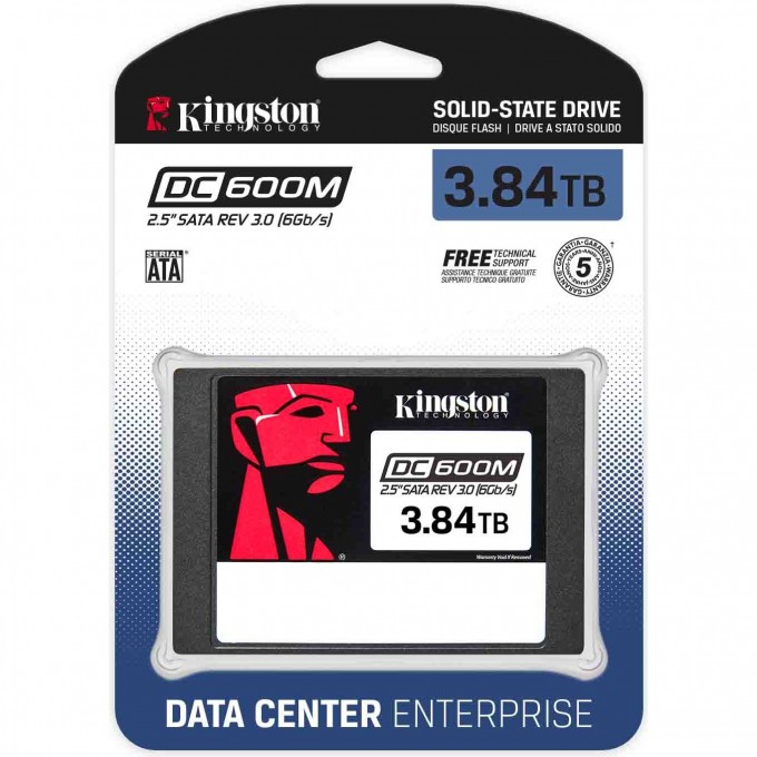 Накопитель SSD 3.84Tb KINGSTON DC600M () SEDC600M/3840G Накопитель SSD 3.84Tb KINGSTON DC600M () SEDC600M/3840G