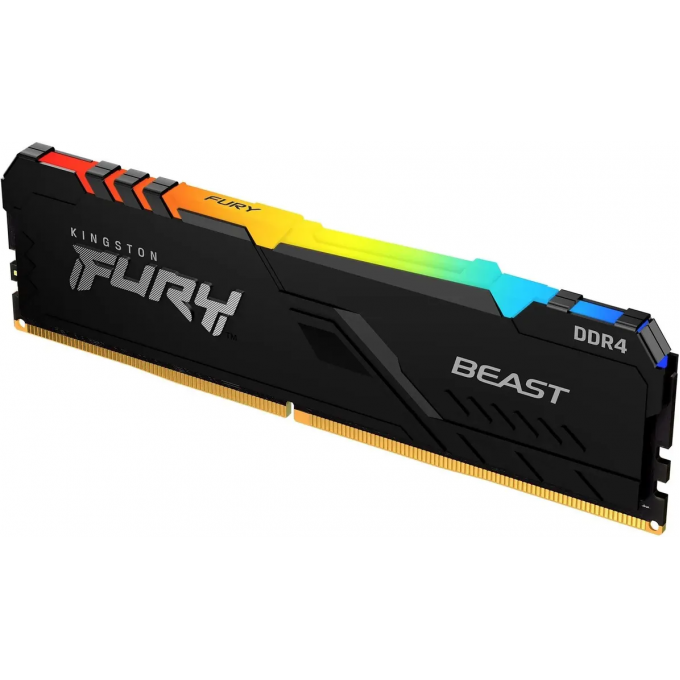Оперативная память 16Gb DDR4 3200MHz KINGSTON FURY BEAST RGB () KF432C16BB12A/16 Оперативная память 16Gb DDR4 3200MHz KINGSTON FURY BEAST RGB () KF432C16BB12A/16