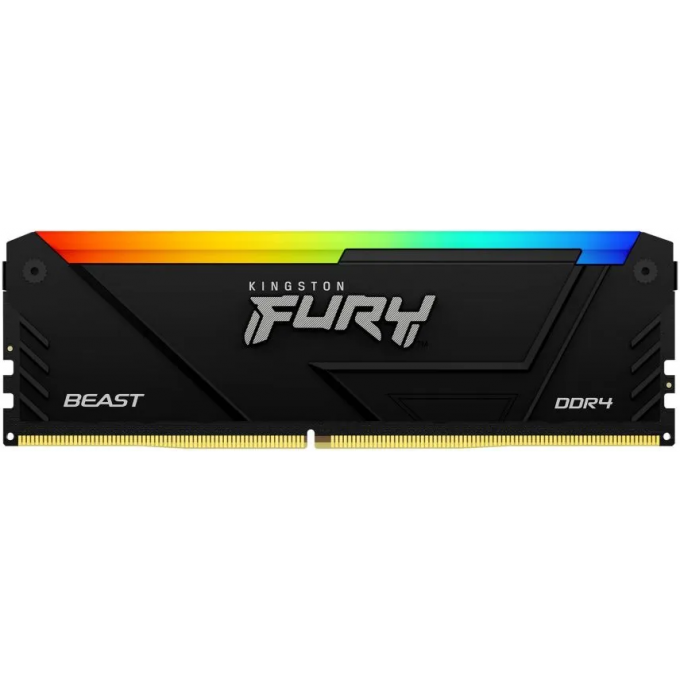 Оперативная память 16Gb DDR4 3200MHz KINGSTON FURY BEAST RGB () KF432C16BB2A/16 Оперативная память 16Gb DDR4 3200MHz KINGSTON FURY BEAST RGB () KF432C16BB2A/16