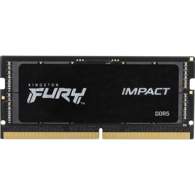 Оперативная память 16Gb DDR5 4800MHz KINGSTON FURY IMPACT SO-DIMM () KF548S38IB-16 Оперативная память 16Gb DDR5 4800MHz KINGSTON FURY IMPACT SO-DIMM () KF548S38IB-16