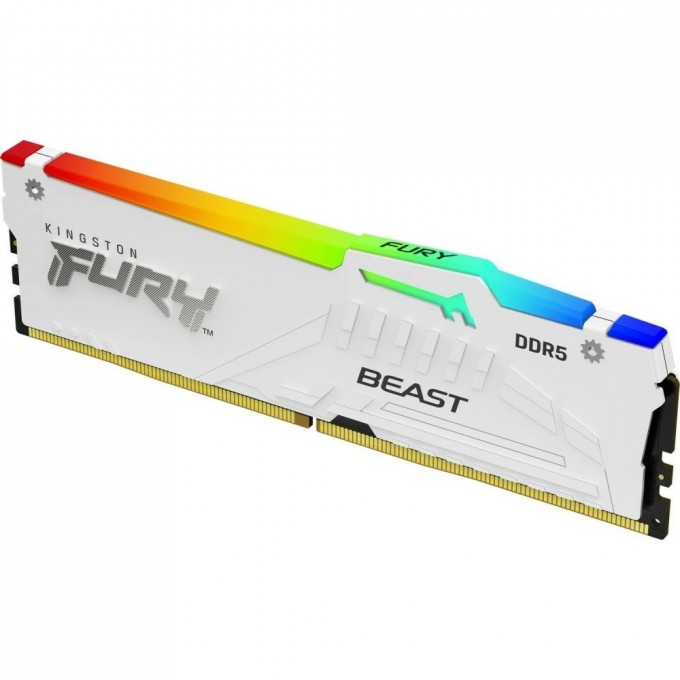 Оперативная память 16Gb DDR5 5200MHz KINGSTON FURY BEAST WHITE RGB () KF552C36BWEA-16 Оперативная память 16Gb DDR5 5200MHz KINGSTON FURY BEAST WHITE RGB () KF552C36BWEA-16