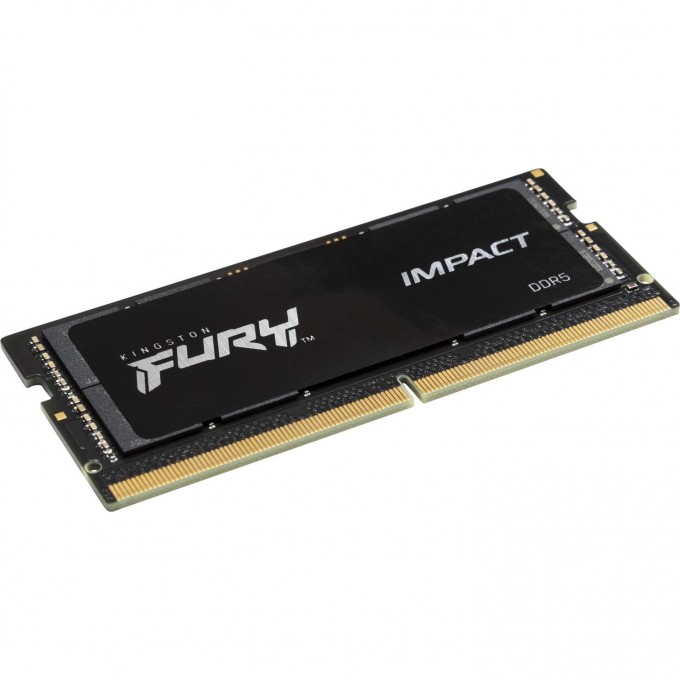 Оперативная память 16Gb DDR5 5600MHz KINGSTON FURY IMPACT SO-DIMM () KF556S40IB-16 Оперативная память 16Gb DDR5 5600MHz KINGSTON FURY IMPACT SO-DIMM () KF556S40IB-16