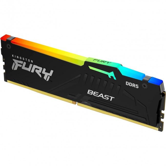 Оперативная память 16Gb DDR5 6000MHz KINGSTON FURY BEAST RGB () KF560C40BBA-16 Оперативная память 16Gb DDR5 6000MHz KINGSTON FURY BEAST RGB () KF560C40BBA-16