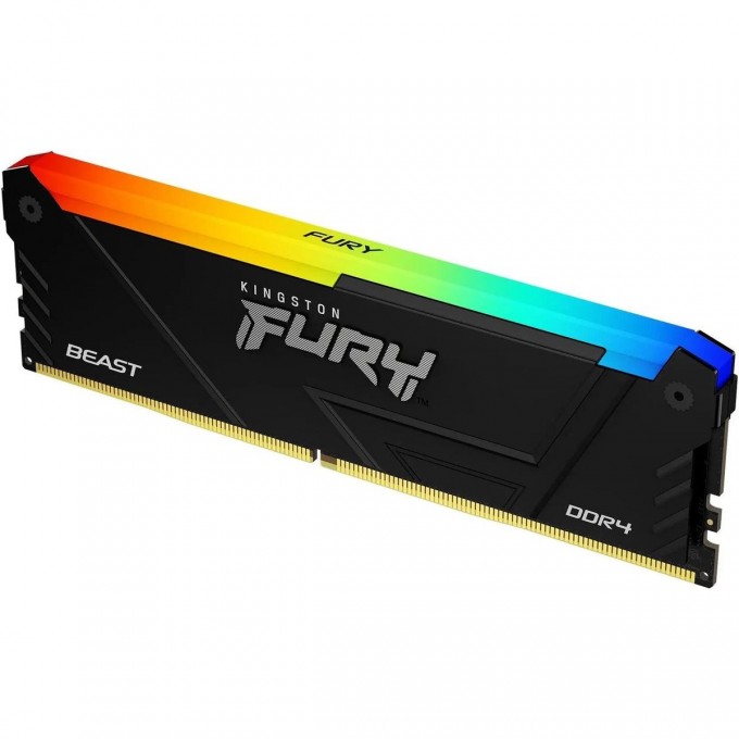 Оперативная память 32Gb DDR4 2666MHz KINGSTON FURY BEAST RGB () KF426C16BB2A/32 Оперативная память 32Gb DDR4 2666MHz KINGSTON FURY BEAST RGB () KF426C16BB2A/32