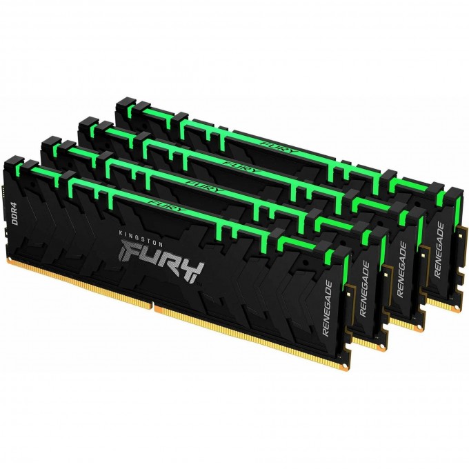 Оперативная память 32Gb DDR4 3200MHz KINGSTON FURY RENEGADE RGB () (4x8Gb KIT) KF432C16RBAK4/32 Оперативная память 32Gb DDR4 3200MHz KINGSTON FURY RENEGADE RGB () (4x8Gb KIT) KF432C16RBAK4/32