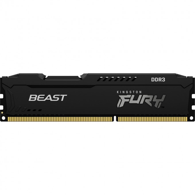 Оперативная память 4Gb DDR-III 1866MHz KINGSTON FURY BEAST BLACK () KF318C10BB/4 Оперативная память 4Gb DDR-III 1866MHz KINGSTON FURY BEAST BLACK () KF318C10BB/4