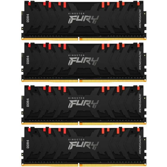 Оперативная память 64Gb DDR4 3200MHz KINGSTON FURY BEAST RGB () (4x16Gb KIT) KF432C16BB12AK4/64 Оперативная память 64Gb DDR4 3200MHz KINGSTON FURY BEAST RGB () (4x16Gb KIT) KF432C16BB12AK4/64