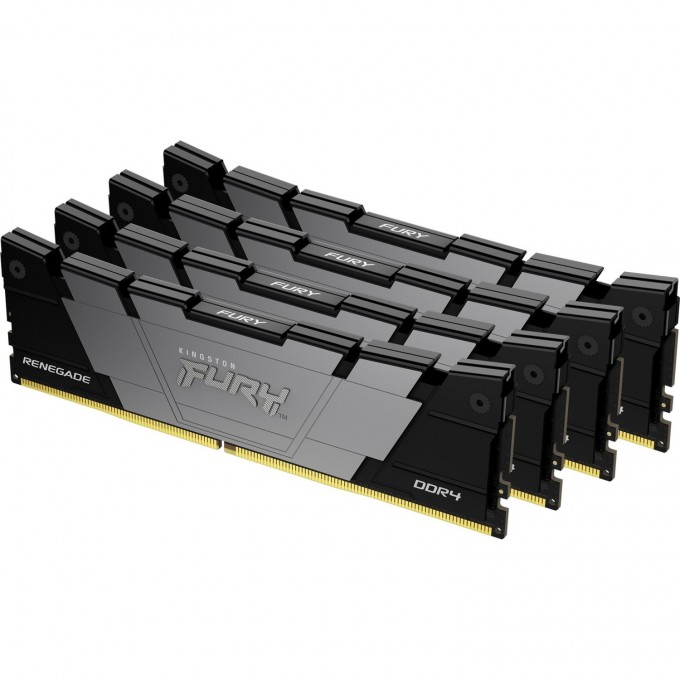 Оперативная память 64Gb DDR4 3200MHz KINGSTON FURY RENEGADE () (4x16Gb KIT) KF432C16RB12K4/64 Оперативная память 64Gb DDR4 3200MHz KINGSTON FURY RENEGADE () (4x16Gb KIT) KF432C16RB12K4/64