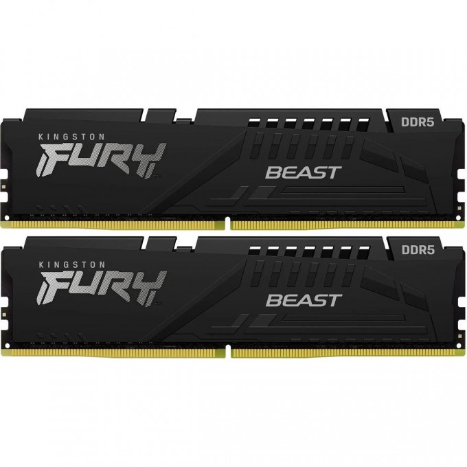 Оперативная память 64Gb DDR5 5200MHz KINGSTON FURY BEAST () (2x32Gb KIT) KF552C36BBEK2-64 Оперативная память 64Gb DDR5 5200MHz KINGSTON FURY BEAST () (2x32Gb KIT) KF552C36BBEK2-64