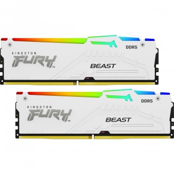 Оперативная память 64Gb DDR5 5600MHz KINGSTON FURY BEAST WHITE RGB (KF556C40BWAK2-64) (2x32Gb KIT) Оперативная память 64Gb DDR5 5600MHz KINGSTON FURY BEAST WHITE RGB (KF556C40BWAK2-64) (2x32Gb KIT)