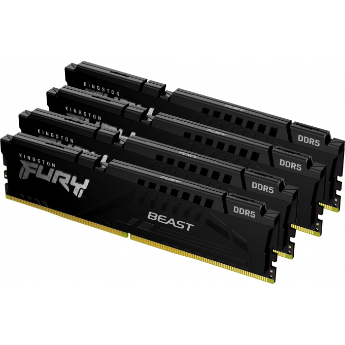 Оперативная память 64Gb DDR5 6000MHz KINGSTON FURY BEAST () (4x16Gb KIT) KF560C40BBK4-64 Оперативная память 64Gb DDR5 6000MHz KINGSTON FURY BEAST () (4x16Gb KIT) KF560C40BBK4-64