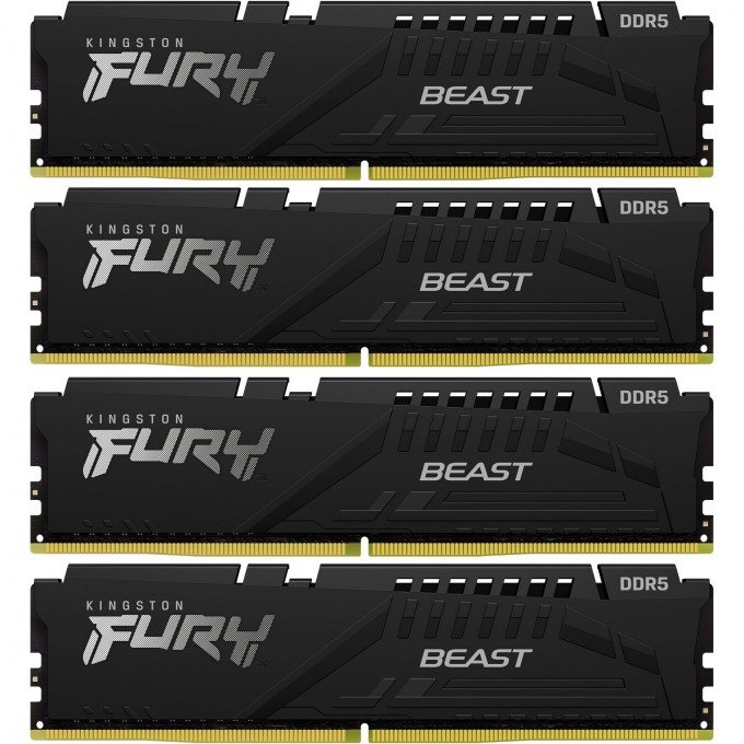 Оперативная память 64Gb DDR5 6000MHz KINGSTON FURY BEAST (KF560C40BBK4-64) (4x16Gb KIT) KF560C40BWAK4-64 Оперативная память 64Gb DDR5 6000MHz KINGSTON FURY BEAST (KF560C40BBK4-64) (4x16Gb KIT) KF560C40BWAK4-64