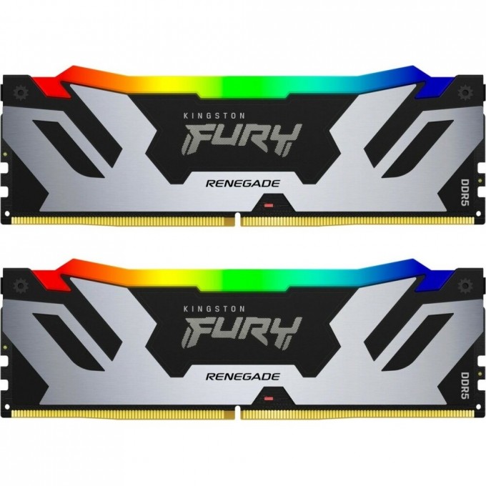 Оперативная память 64Gb DDR5 6400MHz KINGSTON FURY RENEGADE RGB () (2x32Gb KIT) KF564C32RSAK2-64 Оперативная память 64Gb DDR5 6400MHz KINGSTON FURY RENEGADE RGB () (2x32Gb KIT) KF564C32RSAK2-64