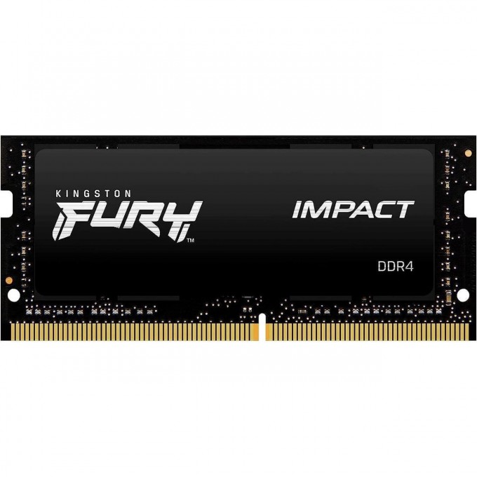 Оперативная память 8Gb DDR4 2666MHz KINGSTON FURY IMPACT SO-DIMM () KF426S15IB/8 Оперативная память 8Gb DDR4 2666MHz KINGSTON FURY IMPACT SO-DIMM () KF426S15IB/8