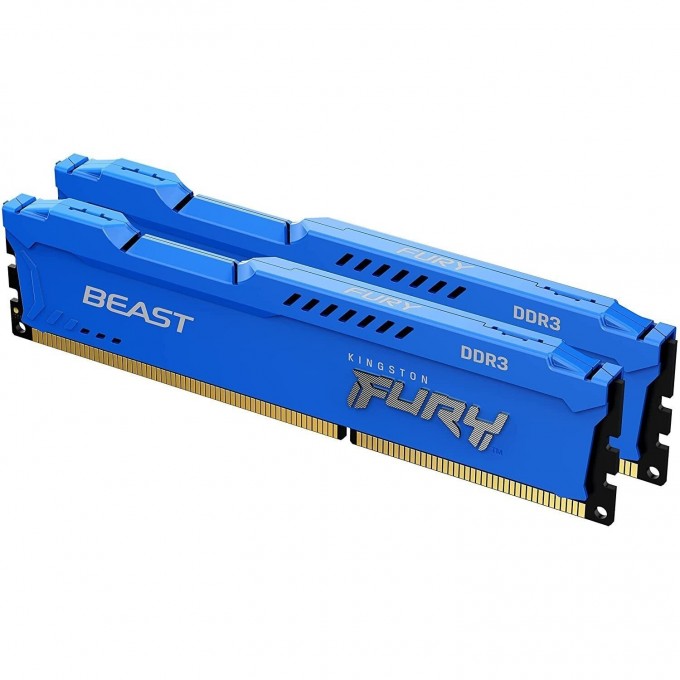 Оперативная память KINGSTON Fury Beast Blue KF318C10BK2/16 655185 Оперативная память KINGSTON Fury Beast Blue KF318C10BK2/16 655185