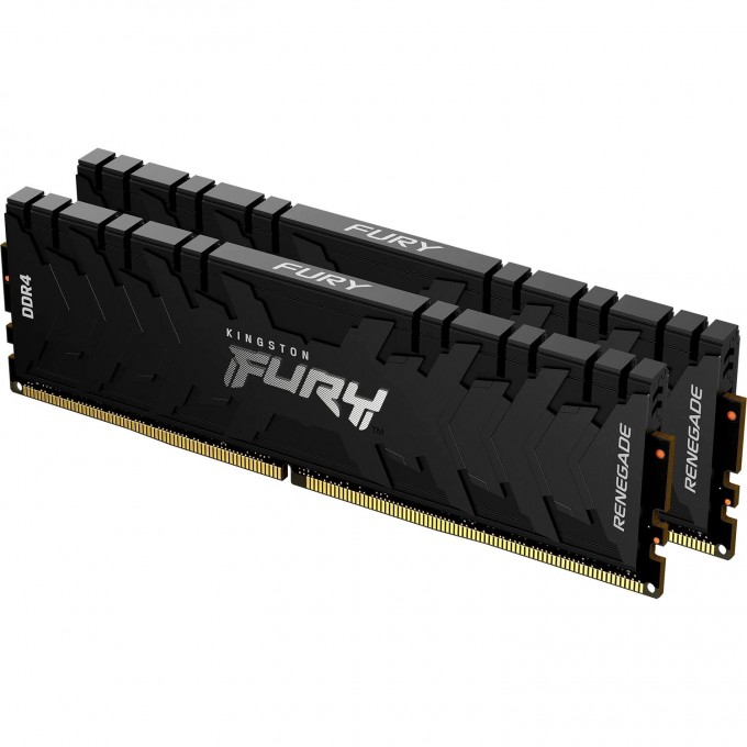 Память оперативная KINGSTON 32GB 4600MT/s DDR4 CL19 DIMM (Kit of 2) FURY Renegade Black KF446C19RB1K2/32 Память оперативная KINGSTON 32GB 4600MT/s DDR4 CL19 DIMM (Kit of 2) FURY Renegade Black KF446C19RB1K2/32