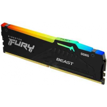 Память оперативная KINGSTON FURY BEAST RGB EXPO 8GB 5600MT/s DDR5 CL36 DIMM