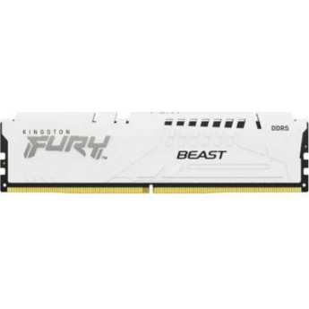 Память оперативная KINGSTON FURY BEAST WHITE EXPO 16GB 6000MT/s DDR5 CL36 DIMM