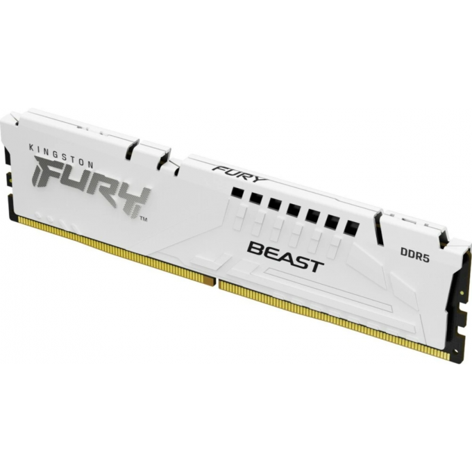 Память оперативная KINGSTON FURY BEAST WHITE EXPO 32GB 6000MT/s DDR5 CL36 DIMM KF560C36BWE-32 Память оперативная KINGSTON FURY BEAST WHITE EXPO 32GB 6000MT/s DDR5 CL36 DIMM KF560C36BWE-32