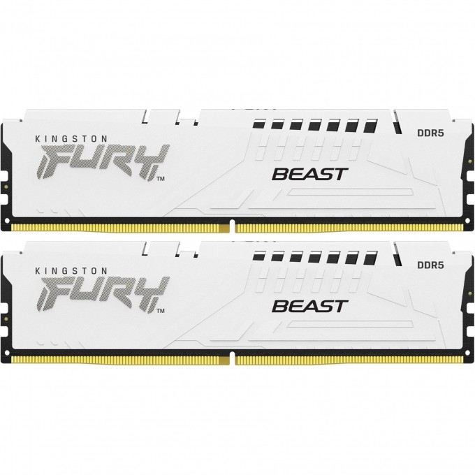 Память оперативная KINGSTON FURY BEAST WHITE EXPO 32GB 6000MT/s DDR5 CL36 DIMM (Kit of 2) KF560C36BWE2K2-32 Память оперативная KINGSTON FURY BEAST WHITE EXPO 32GB 6000MT/s DDR5 CL36 DIMM (Kit of 2) KF560C36BWE2K2-32