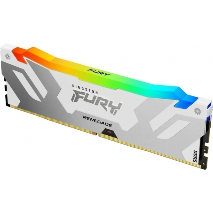 Память оперативная KINGSTON FURY RENEGADE RGB White XMP 16GB 8000MT/s DDR5 CL38 DIMM KF580C38RWA-16 Память оперативная KINGSTON FURY RENEGADE RGB White XMP 16GB 8000MT/s DDR5 CL38 DIMM KF580C38RWA-16