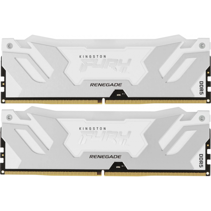 Память оперативная KINGSTON FURY RENEGADE RGB WHITE XMP 32GB 7600MT/s DDR5 CL38 DIMM KF576C38RWAK2-32 Память оперативная KINGSTON FURY RENEGADE RGB WHITE XMP 32GB 7600MT/s DDR5 CL38 DIMM KF576C38RWAK2-32