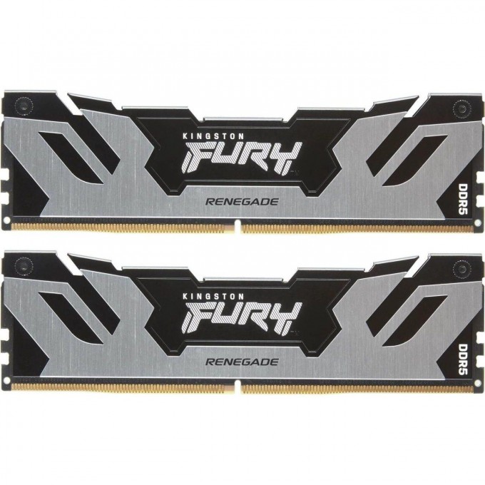 Память оперативная KINGSTON FURY RENEGADE SILVER XMP 32GB 6800MT/s DDR5 CL36 DIMM (Kit of 2) KF568C36RSK2-32 Память оперативная KINGSTON FURY RENEGADE SILVER XMP 32GB 6800MT/s DDR5 CL36 DIMM (Kit of 2) KF568C36RSK2-32