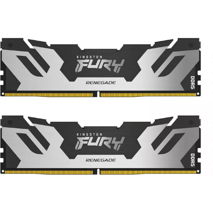 Память оперативная KINGSTON FURY RENEGADE SILVER XMP 32GB 7600MT/s DDR5 CL38 DIMM KF576C38RSK2-32 Память оперативная KINGSTON FURY RENEGADE SILVER XMP 32GB 7600MT/s DDR5 CL38 DIMM KF576C38RSK2-32
