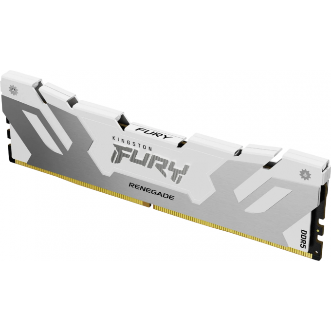 Память оперативная KINGSTON FURY RENEGADE White XMP 32GB 6400MT/s DDR5 CL32 DIMM KF564C32RW-32 Память оперативная KINGSTON FURY RENEGADE White XMP 32GB 6400MT/s DDR5 CL32 DIMM KF564C32RW-32