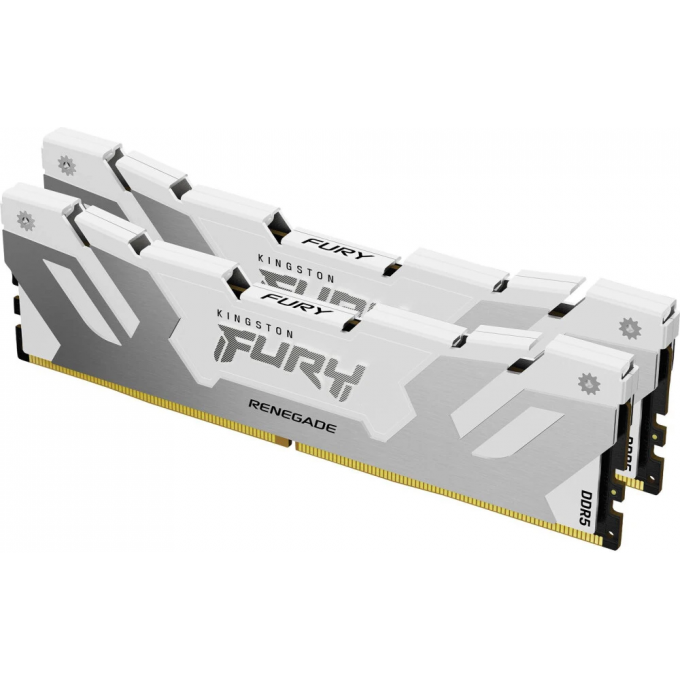 Память оперативная KINGSTON FURY RENEGADE WHITE XMP 32GB 7200MT/s DDR5 CL38 DIMM KF572C38RWK2-32 Память оперативная KINGSTON FURY RENEGADE WHITE XMP 32GB 7200MT/s DDR5 CL38 DIMM KF572C38RWK2-32