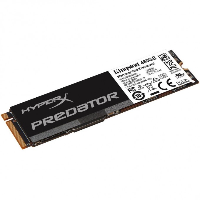 SSD диск KINGSTON HyperX Predator 480Gb SHPM2280P2/480G 491854 SSD диск KINGSTON HyperX Predator 480Gb SHPM2280P2/480G 491854