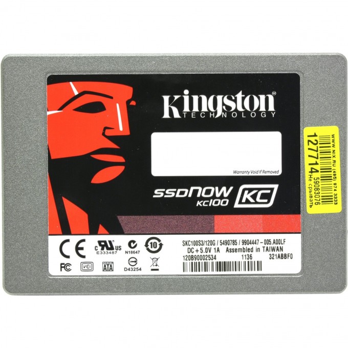 SSD диск KINGSTON SKC100S3B-120G 395392 SSD диск KINGSTON SKC100S3B-120G 395392
